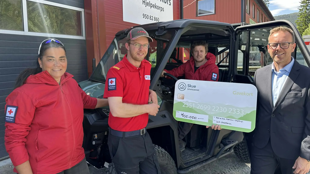 Stor gave til lokalt hjelpekorps – ny UTV på plass