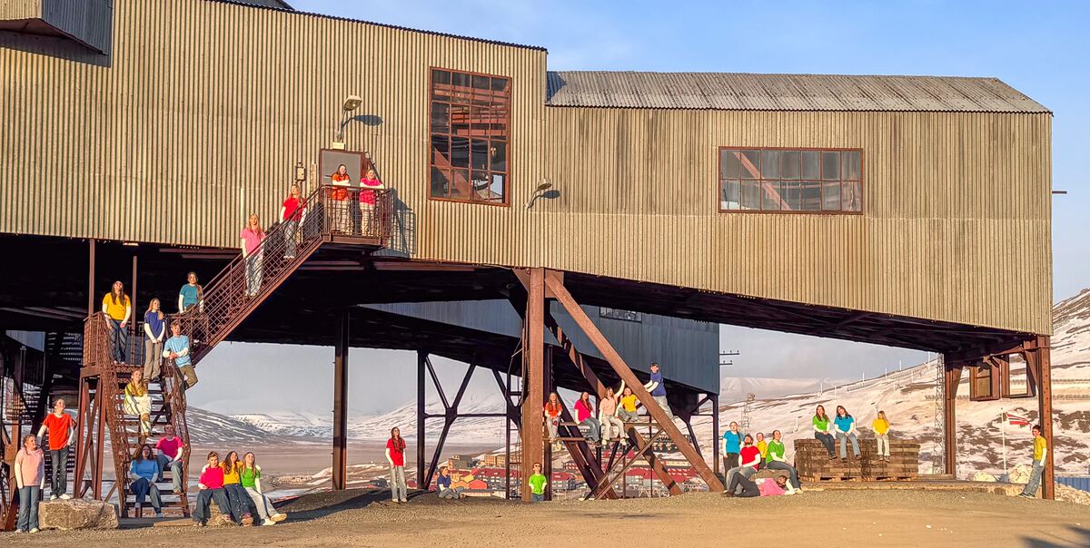 Skarvebarna i Longyearbyen, Svalbard