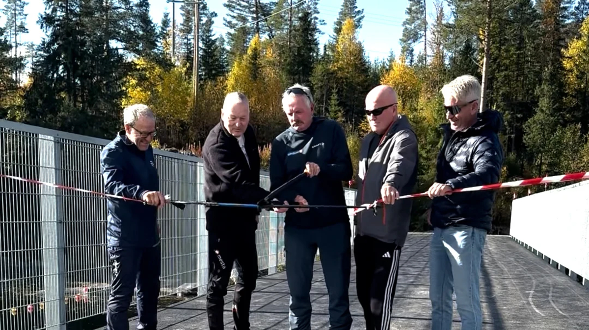 Åpning av lysløype på Hagafoss